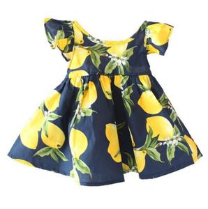 Robes d'été pour enfants en gros à prix abordable, jolies robes cerises rouges, style coréen, vêtements tendance pour filles - Product Image 6