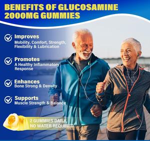 <span class=keywords><strong>วิตามิน</strong></span>กลูโคซามีนคอนดรอยตินมาสำหรับผู้ชายผู้หญิงในรูปแบบแคปซูลแบบผงหมากฝรั่งสนับสนุนร่วมมังสวิรัติ - Product Image 4