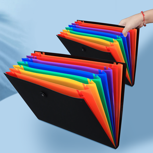 Bán Hot dung lượng lớn lưu trữ tập tin túi/tập tin thư mục với 8 túi A4 Cầu Vồng Tập tin tổ chức chỉ số cho văn phòng kinh doanh - Product Image 5