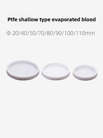 Plaques d'évaporation rondes en PTFE MSK 60-180 mm, bacs de culture, récipients résistants aux acides et aux alcalis