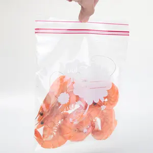 Bolsas de plástico transparente para almacenamiento de alimentos, embalaje para mantener el pan fresco personalizado, ziplock, para congelador, venta al por mayor - Product Image 1