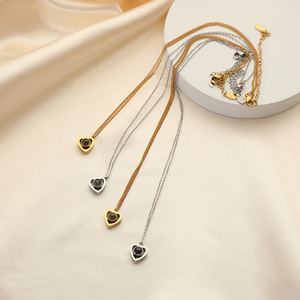 Collar <span class=keywords><strong>de</strong></span> proyección <span class=keywords><strong>de</strong></span> acero inoxidable, foto personalizada, colgante <span class=keywords><strong>de</strong></span> corazón, 100 idiomas, te amo, collares para hombres y mujeres, regalos familiares - Product Image 2