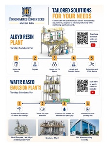 Équipement de machinerie chimique, usine de résine alkyde, système de résine automatique, réacteur en acier inoxydable, traitement sous vide par chauffage et refroidissement - Product Image 3