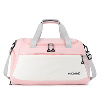 Sac de sport de voyage pliable imperméable à grande capacité et tendance pour femmes, hommes et filles, pour les week-ends, le fitness et les voyages