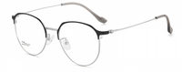 Lunettes de vue en titane non magnétique de qualité supérieure, style rétro classique, monture ronde, fabrication artisanale, montures optiques personnalisées