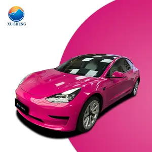 PET Vinyl Car Wrap Film car wrapping film adesivi in vinile pellicola vinilica lucida per auto PET Ultra Gloss Magenta