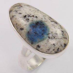 Anillo de Bodas de joyería de alta calidad para mujer Gemas grandes El mejor regalo Ktwo o K2 13x25mm Fancy Cab 925 Anillo de plata esterlina - Product Image 1