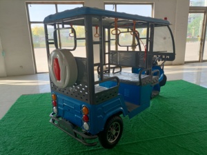 Nouveau modèle 2024 Tricycle Électrique à Carrosserie Ouverte Haute Vitesse pour 4 Passagers avec Moteur Sans Balais et Batterie au Plomb-Acide - Product Image 3