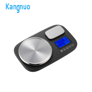 Balance électronique professionnelle pour aliments, avec écran LCD, deux plateformes, en acier inoxydable, pour la cuisine. - Product Image 1