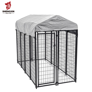 OEM/ODM Jaring Udara Terbuka Pena Anjing Logam Luar Ruangan dan Berjalan Di Luar untuk Hewan - Product Image 3