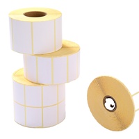 Rouleau d'étiquette thermique directe de type autocollant de code-barres de taille personnalisée pré-imprimé en couleur