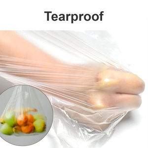 High Quality Flat <b>Bag</b> on Roll Food Grade <b>Clear</b> LDPE Produce <b>Bag</b> for Vegetable Fruit Bread Supermarket Packaging - Product Image 4