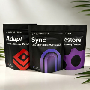 Bolsa con Cierre Zip de Grado Alimenticio, Personalizable, de Aluminio, con Impresión por Grabado, Se Acepta Impresión de Logotipo Personalizado - Product Image 2