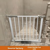 Clôture de sécurité intérieure pour chien en acier au carbone, sans perçage, modèle moderne à bouton, type de fermeture 1008 S7 Multiple, directement de l'usine