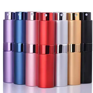 Wholesale Portable 8ml 10ml 15ml Custom Glass Liner Rotating Spry Perfume Sample Bottles