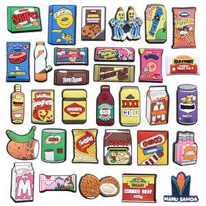 Breloques pour chaussures australiennes en gros, breloques pour sabots, nourriture, Australie, Nouvelle-Zéland, breloques pour chaussures australiennes, nourriture et boissons - Product Image 1