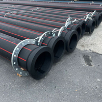 Pipa Industri HDPE Tahan Lama (Polietilena Berat Molekul Ultra Tinggi) DN150 PN10 4 Meter