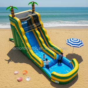 Tobogán Acuático Inflable <span class=keywords><strong>de</strong></span> Grado Comercial, Tobogán Gigante Inflable para Uso en Seco o Mojado, Ideal para Jardín, Fiestas al Aire Libre, <span class=keywords><strong>Alquiler</strong></span> Comercial - Product Image 3