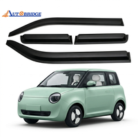 Accesorios Negros para Automóviles, Visores Laterales para Puertas, Protectores de Lluvia, Deflectores de Ventana para Changan Lumin
