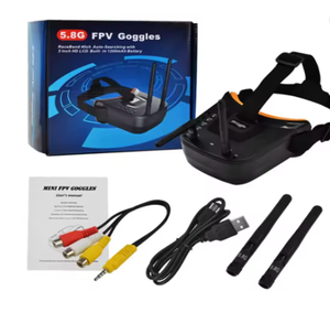 LS-VR009 5.8GHz FPV Kính video Tai nghe 5.8G 40ch HD <span class=keywords><strong>3</strong></span> inch 16:9 Hiển thị Mini FPV kính chuyên nghiệp Drone Quadcopter sử dụng - Product Image 5