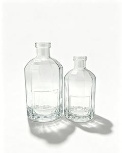 Vente en gros de bouteilles en verre transparent de 700 ml et 750 ml de qualité supérieure, fabriquées à la main, pour le <span class=keywords><strong>cognac</strong></span> XO, le brandy, la tequila, le scotch, le <span class=keywords><strong>rhum</strong></span> - Product Image 4