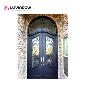Fornecedor de Shandong, Nova Porta de Ferro Forjado com Design Europeu, Segurança com Dupla Entrada - Product Image 3
