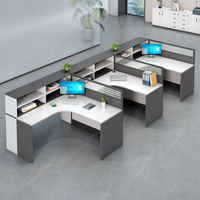 High Quality ISO Certified Durable Modern Wooden Panel Executive Office Desk Partition for Villa Commercial Use Customizable