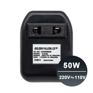 Adaptador Universal de enchufe, convertidor de voltaje de 220v a 110v, transformador de potencia, adaptador de viaje