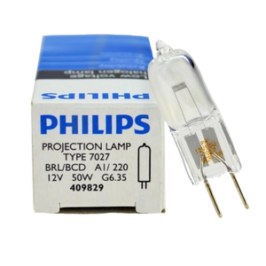 Kính hiển vi vonfram bóng đèn halogen vật liệu thủy tinh 409829 Philips 7027 12v50w bóng đèn halogen hai chiều brl/BCD - Product Image 1