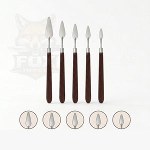 Oil Painting Mixing Knife Scraper Art <b>Tools</b> Stainless Steel Eco-Friendly Stocked Artist <b>Crafts</b> Spatula Palette Knife - Product Image 2