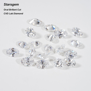 เพชรเมลี่รูปทรงแฟนซีจาก Starsgem ขนาดเล็ก สี DEF ความสะอาดระดับ VS รูปทรงวงรีเจียระไนแบบบริลเลียนท์ เพชรเพาะเลี้ยงในห้องปฏิบัติการ - Product Image 1