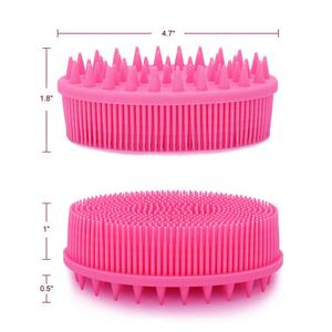 2026 Best verkochte 2-in-1 badshampoo borstel siliconen lichaamscrubber voor douchegebruik uit de categorie sponzen & schuursponsjes - Product Image 6