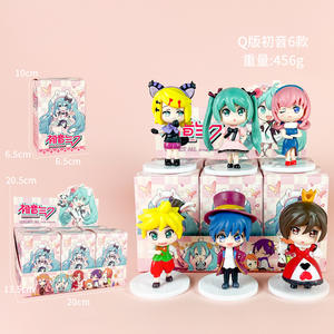 Muñecas de PVC figuras de acción dibujos animados lindo cantante <span class=keywords><strong>Miku</strong></span> cajas ciegas de moda colección decoración Mystery Boxe juguetes para niños - Product Image 5
