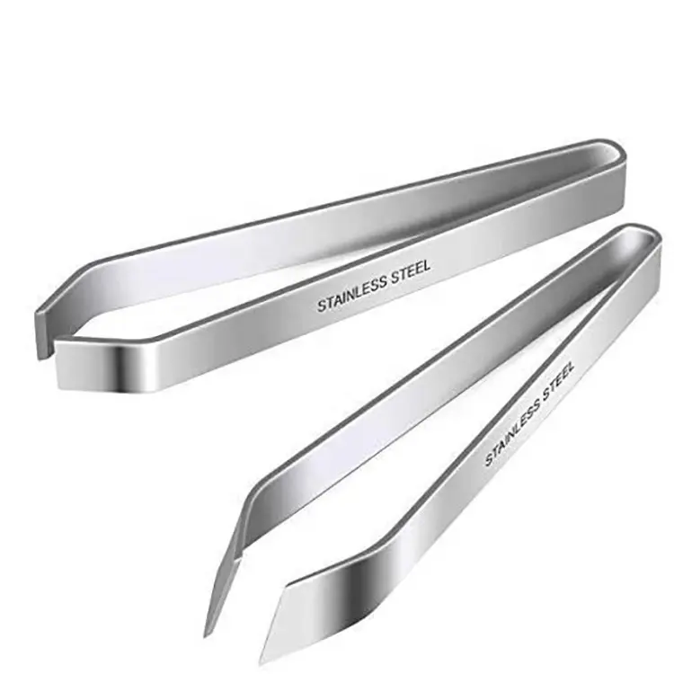 Плоские и наклонные пинцеты из нержавеющей стали для кухни, плоскогубцы, инструмент для удаления рыбьей кости, 2 шт., пинцет для приготовления лосося