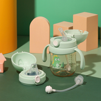 PPSU — bouteille d'eau en Silicone pour bébé, écologique, de marque, jolie tasse pour enfants