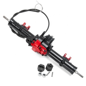 2 paires d'essieux avant et arrière en alliage d'aluminium avec blocage <span class=keywords><strong>de</strong></span> différentiel pour <span class=keywords><strong>voiture</strong></span> RC Rock Crawler 1/10 A103008 D90 TF2, pièces <span class=keywords><strong>de</strong></span> mise à niveau - Product Image 4