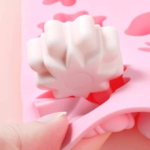 MUYULINS Factory 12-Cavity 3D Cloud Sun Rainbow Flower Shaped Maker LFGB Platinum Non-Stick BPA-Free <b>Silicone</b> Cake Mold - Product Image 2