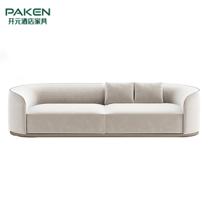 Paken personnalisé blanc européen <span class=keywords><strong>moderne</strong></span> <span class=keywords><strong>causeuse</strong></span> canapé pour le salon d'hôtel - Product Image 2