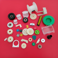 Accessoires mécaniques en plastique technique multicolores sur mesure, composants moulés par injection en nylon et ABS