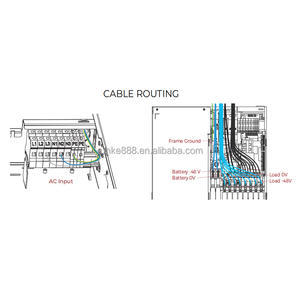 Unipower אספירו קדמי טעינה 2u ms23 משולבת מערכת כוח dc-48vdc 60a 3.2kw עם ניטור ובקרה מרחוק - Product Image 3