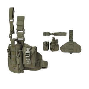 กระเป๋าคาดขาผู้ชายน้ำหนักเบาสไตล์อเมริกัน, ซองหนังใส่ปืนสำหรับกิจกรรมกลางแจ้งพร้อมเข็มขัด - Product Image 1