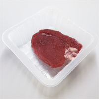Barquettes thermoserties en PP de haute qualité pour viande congelée, barquettes rectangulaires jetables personnalisées en plastique de qualité alimentaire MAP, emballées pour l'exportation