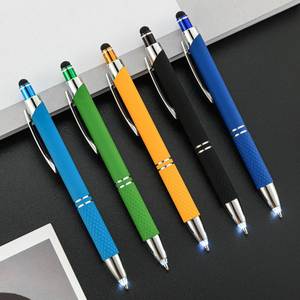 New Style Multifunction <b>Led</b> Ballpoint Promotional Stylus Screen Metal <b>Ball</b> Pen for School and Office - Product Image 2