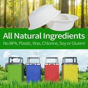 Bols à salade/nouilles/soupe biodégradables, 100% biodégradables, jetables, écologiques sans bpa - Product Image 6
