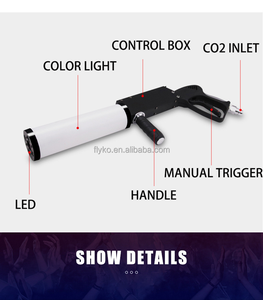 Pistola de CO2 LED Rgb profesional DJ Bar Party <span class=keywords><strong>Precio</strong></span> bajo Máquina de chorro de humo de mano Equipo de DJ - Product Image 5