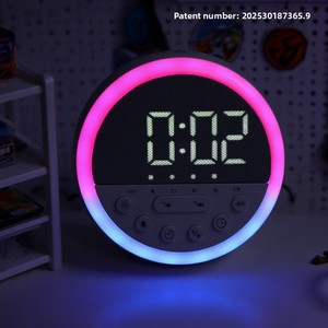 <span class=keywords><strong>Despertador</strong></span> Digital Electrónico con Luz de Amanecer, Función Snooze, Aplicación de Entrenamiento del Sueño, Pantalla Acrílica de Una Sola Cara con Agujas - Product Image 2