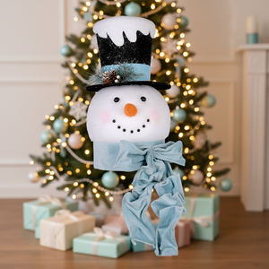 Vente en gros d'usine de décorations de cheminée - Idées de décorations de Noël bleues pour sapin de Noël, grandes décorations de Noël - Product Image 1
