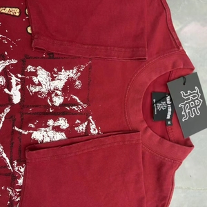 Guangzhou expédie <span class=keywords><strong>la</strong></span> dernière collection MIXED EMOTION de t-shirts à manches courtes pour hommes, vêtements imprimés vintage de style américain de haute qualité. - Product Image 6