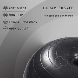 MR inflable Donut Ball silla cojín <span class=keywords><strong>asiento</strong></span> para Fitness estabilidad fuerza ejercicio Core equilibrio entrenamiento para gimnasio en casa - Product Image 6