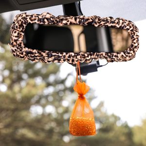 Juego de Accesorios para Auto <span class=keywords><strong>Frienda</strong></span> de 26 Piezas con Estampado de Leopardo/Guepardo, Poliéster, Modelo OLIVER, Funda para Volante, Cubiertas para Marco de Placa - Product Image 3